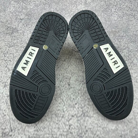 Amiri Skel Top Leather Sneakers - Picture 6 of 6